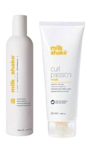 Хидратиращ комплект от шампоан и маска за къдрава коса milk shake Curl Passion