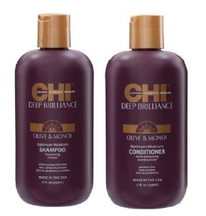 Хидратиращ комплект за увредени и третирани коси CHI Deep Brilliance 2х355ml