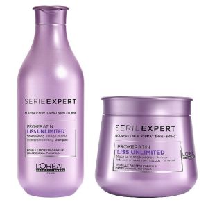 Изглаждащ комплект с подхранващи масла от кукуи и вечерна иглика L`Oreal Professionnel Liss Unlimited