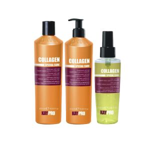 Комплект с колаген против стареене за слаба и порьозна коса KayPro Collagen Trio