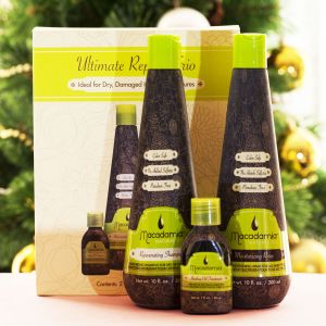 XMAS 2018! Комплект за суха и увредена коса Macadamia Ultimate Repair Trio Pack 