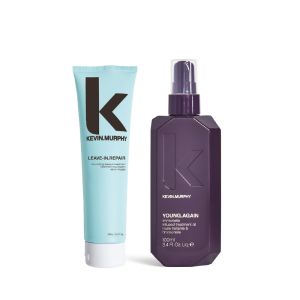 Комплект за възстановяване на много третирана коса Kevin Murphy Make It A Double+ Подарък 