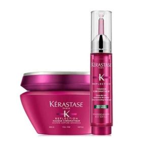 Комплект за брюнетки с плътна боядисана коса Kеrastase Reflection Masque Epais And Cool Brown Touche Chromatique Duo