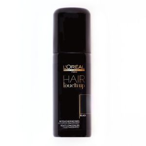 Спрей-коректор за корени и бели коси в черен цвят Loreal Professionnel Hair Touch Up Black 75ml 