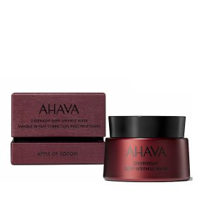 Нощна маска против дълбоки бръчки и отпусната кожа AHAVA Overnight Deep Wrinkle Mask 50ml