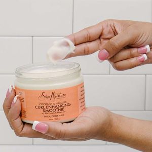 Натурален изглаждащ крем за къдрици с кокос и хибискус Shea Moisture Coconut & Hibiscus Curl Enhancing Smoothie 340g