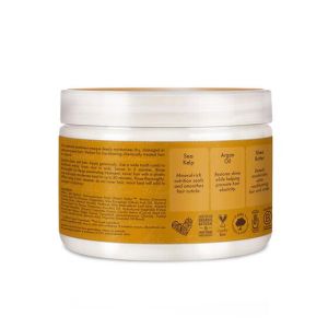 Натурална маска с арганово масло за увредена коса Shea Moisture Raw Shea Butter Deep Treatment Masque 355ml