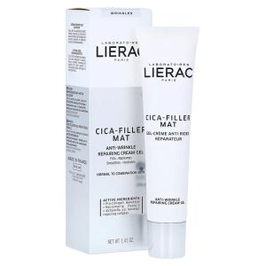 Матиращ гел-крем за лице против фини линии и бръчки Lierac Cica Filler Gel-crème Anti-rides Reparateur 40 мл