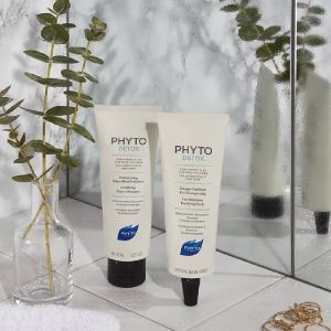 Маска за дълбоко почистване на скалпа преди шампоан Phyto PhytoDetox Purifying Mask Pre Shampoo 125ml