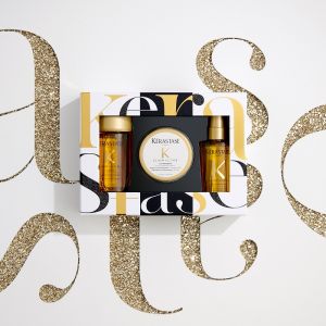 Коледен комплект с ПОДАРЪК в празнична кутия за всеки тип коса Kérastase Elixir Ultime Christmas Box