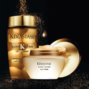 Разкошен почистващ шампоан за всеки тип коса с олео комплекс Kérastase Elixir Ultime Oleo-Complexe 80 мл.