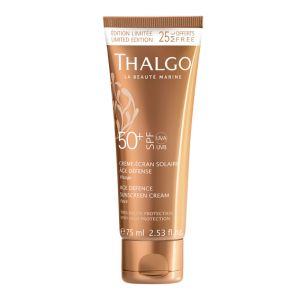 +25ml БОНУС! Слънцезащитен крем за лице SPF50+ THALGO Age Defense Sunscreen Cream 75ml