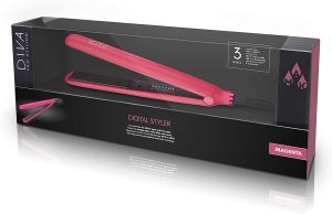 Професионална преса с керамични плочи и инфузирани масла DIVA Pro Hair Straightener Wide Digital Styler