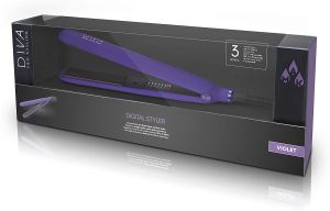 Професионална преса с керамични плочи и инфузирани масла DIVA Pro Hair Straightener Wide Digital Styler