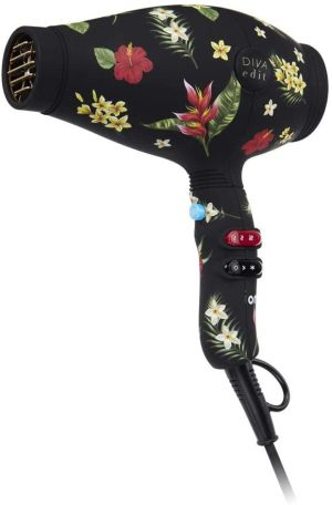 Професионален сешоар 2100W с инфузирани масла Diva Pro Fleur Dynamica 3500 Hairdryer