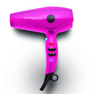 Професионален сешоар с йонно подхранване на косата Diva Storm Force 6000 Black / Pink