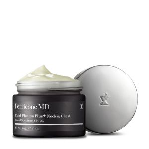 Стягащ изглаждащ крем за шия и деколте с витамин С и SPF25 Perricone Cold Plasma Plus+ Neck Chest Cream 30ml