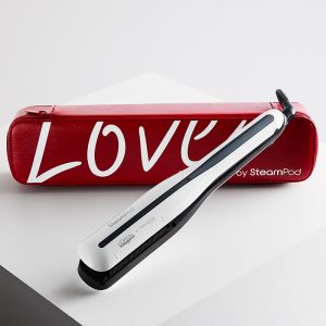 Преса с пара за изправяне на коса L`Oreal Professionnel Steampod Valentines - Limited Edition с кожен кейс