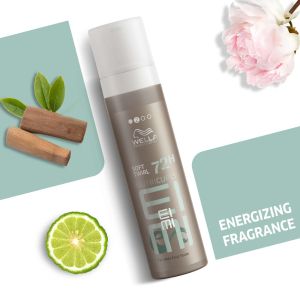 Анти-фриз пяна със средна фиксация за къдрава коса WELLA EIMI Nutricurls Soft Twirl 72h Anti-Frizz Foam 200ml