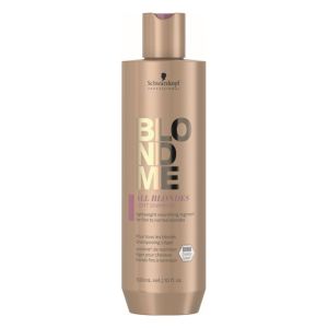 Подхранващ шампоан за тънка руса коса Schwarzkopf Professional BlondMe All Blondes Light Shampoo 300ml