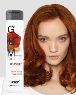 Оцветяващ шампоан за руса, червена и кестенява коса Celeb Gem Lites Colorwash 244ml