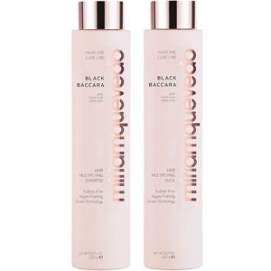 Комплект за укрепване и растеж на косата Miriam Quevedo Black Baccara Hair Multiplying