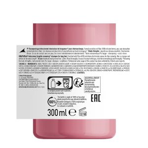 Уплътняващ шампоан за увредени краища и обновяване на дължините Loreal Professionnel SE Pro Longer Shampoo 300ml