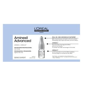 Кутия ампули против косопад LOreal Professionnel  Aminexil 10 x 6 мл.