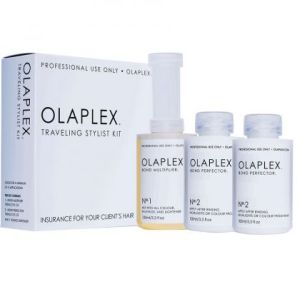 Система за предпазване и възстановяване на косата при боядисване OLAPLEX Traveling Styling Kit