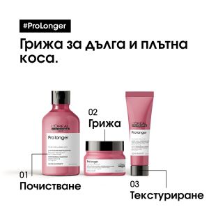 Уплътняваща маска за увредени краища и обновяване на дължините Loreal Professionnel SE Pro Longer Mask 250ml