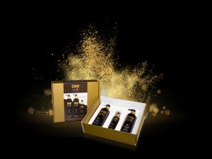 Лимитиран коледен подхранващ комплект за суха и увредена коса CHI Argan Holiday set