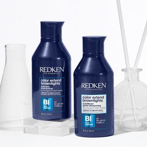Тониращ син шампоан за кестенява коса REDKEN Color Extend BrownLights Shampoo 300ml