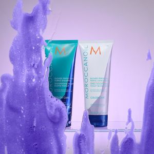 Тониращ балсам за руса коса Moroccanoil Color Care Blonde Perfecting Purple Conditioner 200ml