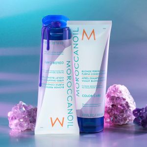 Тониращ балсам за руса коса Moroccanoil Color Care Blonde Perfecting Purple Conditioner 200ml