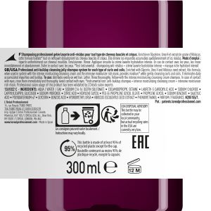 Гел-шампоан за почистване​ ​на къдрава коса Loreal Professionnel SE Curl Expression Anti-Buildup Cleansing Jelly Shampoo300ml