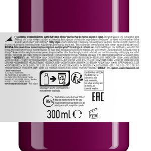 Крем-шампоан за интензивно подхранване ​на къдрава коса Loreal Professionnel SE Moisturising and Hydrating Shampoo For Curls 300ml