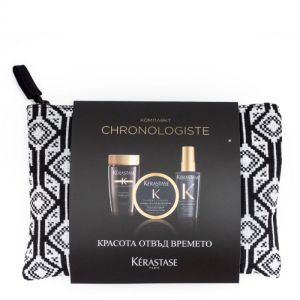 Ревитализиращ комплект за път за луксозно изживяване на сетивата Kerastase Chronologiste Travel Kit