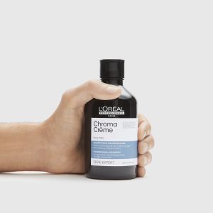Неутрализиращ шампоан за кестенява коса Loreal Professionnel Chroma Crème Blue Shampoo 300 ml