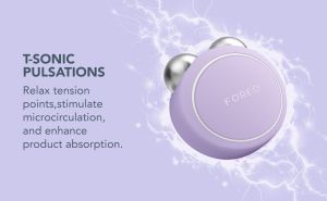 Почистващ масажор за лице с микро ток FOREO BEAR Mini Pearl Pink