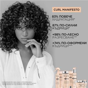 Хидратиращ крем-шампоан за всеки тип къдрава коса Kerastase Curl Manifesto Bain Hydration 250мл.