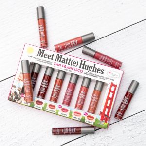 Комплект дълготрайни течни мини червила theBalm Meet Matte Hughes Mini Kit San Francisco