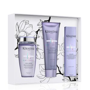 Лимитирана луксозна подаръчна кутия с продукти за грижа за руса коса. Kerastase Blond Absolu Spring Kit