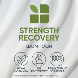 Шампоан​ за увредена коса Biolage Strength Recovery Shampoo for Damaged Hair  250мл