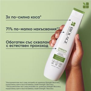 Шампоан​ за увредена коса Biolage Strength Recovery Shampoo for Damaged Hair  250мл
