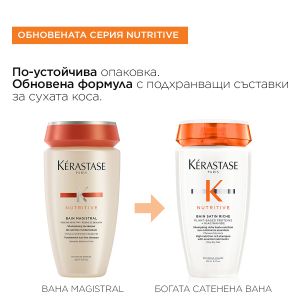 Интензивно подхранващ шампоан за много суха коса с хидратиращо действие Kerastase Nutritive Bain Satin Riche 250мл