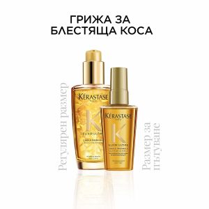 Лимитирана подаръчна кутия с продукти в размер за пътуване за блясък и подхранване Kerastase Elixir Ultime Holiday Travel Kit 23