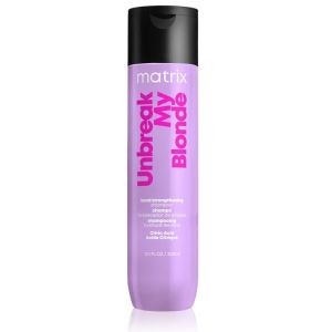Подсилващ шампоан за слаба и обезцветена коса Matrix TR Unbreak My Blonde Shampoo 300ml