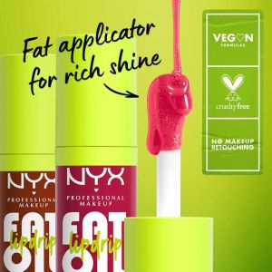 Хидратиращ гланц за устни с цвят и много блясък NYX Fat Oil Lip Drip