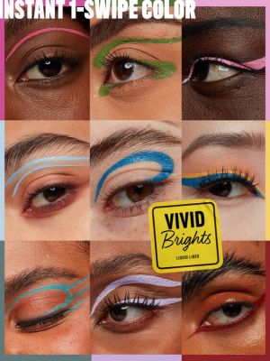 Дълготрайна цветна очна линия NYX Professional Makeup Vivid Brights Liquid Mat