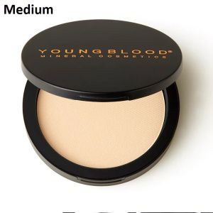 Фиксираща пудра с леко до средно матово покритие Youngblood Pressed Mineral Rice Powder